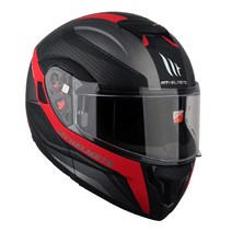 MT 헬멧 ATOM SV TARMAC MATT BLACK/RED, M
