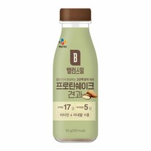 cj 한끼 밸런스밀 프로틴 쉐이크 견과 50g 직장인 점심 도시락 간식 혼밥 간헐적 체중조절 간식, 4개