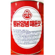 오뚜기 매운맛 양념치킨소스 3.6kg 가정 식당 업소 식자재 식재료
