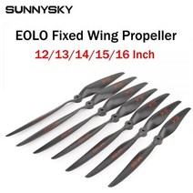 Sunnysky EOLO 프로펠러 RC 비행기용 비행 날개 드론 30-70E 12 인치 13 14 15 16 297784, 1pcs 15X8 Black