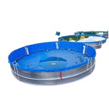 수조 수족관 대형 야외 산업용 업소용 대형수조 탱크, 직경10mx높이1.45m