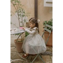 플로 메이비원피스 그린 핑크
