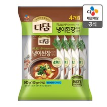 다담 냉이된장찌개양념 140g x4번들