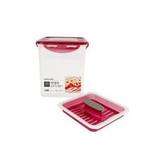 락앤락 발효숙성용기 2.6L 4L 매실 장아찌 절임 과일청 피클 김치 누름통 HPL822BP HPL822RP