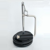 광안리보부상 팔씨름훈련전용 전완근운동 L형 널링 헬스손잡이 헬스그립, One Color,L형렌치+코닉그립