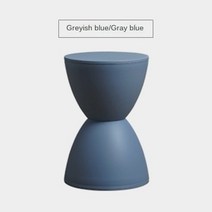 k-star 홈 발판 북유럽 크리 에이 티브 현대 미니멀리스트 신발 교체 벤치 패션 두꺼운 플라스틱 라운드 스툴 대기 의자, 파란색