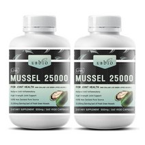 유비바이오 초록입홍합 25000mg 360캡슐 2개