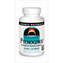 소스내추럴스 피크노제놀 50mg 프랑스해송 추출물 30타블렛, 1개, 피크노제놀 프랑스해송 추출물 30타블렛