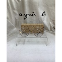 100%정품 아네스베 AGNESB 베타티타늄안경 티타늄안경 AB13021Z C01 유광골드&블랙 연예인안경 가벼운안경 하우스브랜드안경 동글이티타늄안경