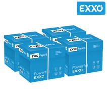 [스펜더룩스] [엑소] (EXXO) A4 복사용지(A4용지) 75g 2500매 4BOX, 상세 설명 참조