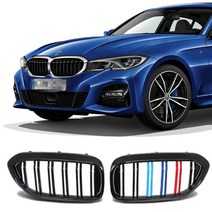 BMW F30 3시리즈 M3 키드니 올블랙 그릴, 1개