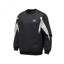 미즈노 ROUND NECK PADDING PISTE32YE3622 블랙 긴팔 티셔츠