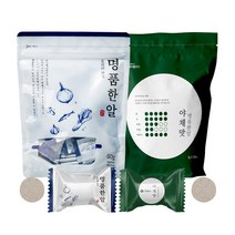 [딜맛] 시크릿 육수 명품한알(기본맛)+(야채맛) 60gx2봉(40개입), 2개