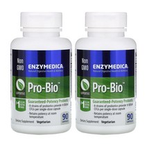 [2개] 엔자이메디카 프로 바이오 100억 유산균 90베지캡슐 고초균 바실러스 서브틸리스 락토바실러스 불가리쿠스 살리바리우스 애시도필러스 파라 카제이 람노서스 플란타럼, 2개