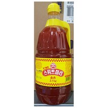 스위트 칠리 소스 오뚜기 2.1kg 액상 업소 전문 식당, 1, 본상품선택