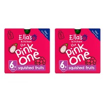 엘라스키친 아기이온음료 영국 유기농 스무디 핑크 90g 5입 2팩