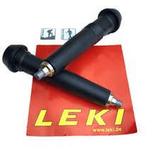 등산스틱 지팡이 독일 leki 스키 폴 손목 스트랩 잠금 버클 폴 폴 팁 팁 커버 진흙, 한 쌍