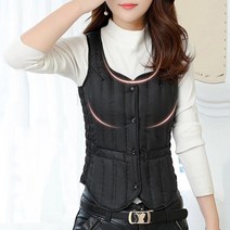 kirahosi 겨울 경량 패딩 베스트 여성 쇼트 61호+덧신증정 AQ8o376m