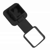 자동차 견인 고리 스트랩 차량 50mm x 50mm 후크 커버 2 적합 리시버 자동 트레일러 히치 리시버 커버 플러그 캡 고무 toyota ford 지프 chevrolet, 1개