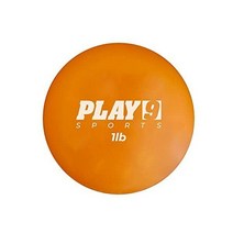 PLAY 9 SPORTS 플라이오볼 가중볼 | 야구 소프트볼 휠라테스 요가 물리 용 소프트 가중 메디신 볼, 16.0 ounces, 1lb