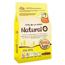 애견 네츄럴오 현미와 소형견 2kg 슈퍼푸드 노견 말티즈 라니안 사모에드 특식 골든리트리버, 본상품선택