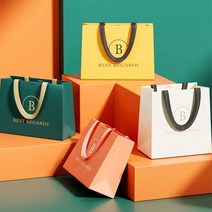 DYDOB 손잡이가 달린 로고 쥬얼리 의류 포장 선물 쇼핑 종이 가방 500 개, [01] H15x12x6cm, [01] Paper Bag y, [06] 딥 블루