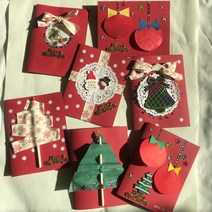 어린이집 크리스마스 카드 만들기 DIY 세트 2인 4인 6인, 우리가족 6인 세트, 추가없음, 추가없음