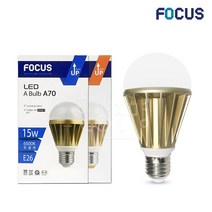 포커스 LED 고급형 벌브 15W 신형, 주광색, 1개