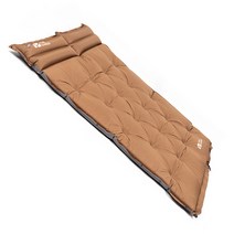 모비가든 캠핑 2인용 자충매트 6cm, 브라운