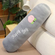 LXshop 바디필로우 쿨바디필로우 쿨 바디필로우 롱쿠션, 복숭아 복숭아 자수 스타일