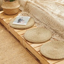 전통찻집 해초 원형방석 인테리어 소품 매장용 집꾸미기 신혼부부 라운지용 신혼집 포근한방석 식탁방석