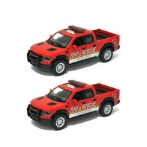 바니랜드 포드 F-150 SVT 랩터 폴리스/파이어파이터 1:46 다이캐스트카 2p, 랜덤발송