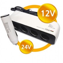 1+1 차량용 멀티 소켓 4구 자동차 시가잭 충전기 USB 멀티시가잭 용시가잭 시거잭 용품, 상세페이지 참조