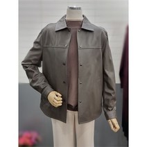 [아날도바시니] 가죽 셔츠형 자켓 AV04LK75C