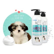 민감피부 시츄전용 강아지 샴푸린스 550ml 애견 안심, 1개