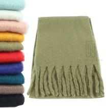 무지 단색 빅사이즈 레게프린지 머플러 목도리