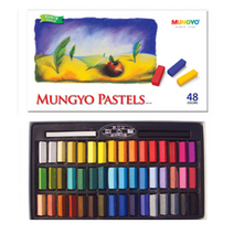 문교 사각파스텔, 48색, 14개