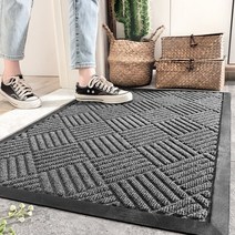 로키아 현관매트 업소용 바닥 고무 출입구 사무실 매장, 고급형 그레이 45x75cm