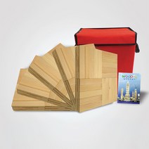 (가베가족)KS1303 큰솔 원목카프라500pcs+예제집+가방, 단품