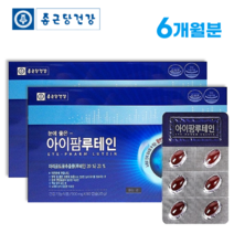 종근당 건강 아이팜 루테인 90캡슐 식약처 인증 눈 영양제 LUTEIN 부모님 어르신 노인 온가족 눈건강 영양제, 2박스