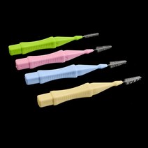 GN 국산 일자형 브러시 세척용 치간칫솔 휴대용 치아관리 구강용품 위생캡 솔이쑤시게 치간솔 10개입, SSS (0.7mm)