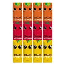 롯데칠성 오가닉 유기농 크니쁘니지니 125ml 각4개씩 (총12팩), 12팩