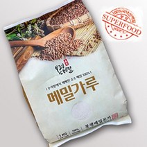 슈퍼푸드 [국산 순메밀100%] 봉평메밀본가 메밀가루 1kg 1개, 2개