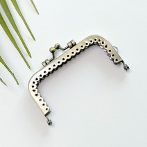헤세드 신) 8.5cm 물결 사각 민자프레임 동전지갑 프레임, 엔틱, 1개