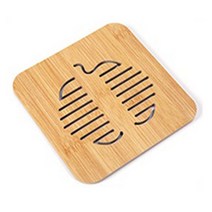 원목 냄비받침 - 사과, 1개