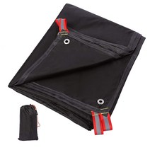 REDCAMP 초경량 텐트 풋프린트 55'-116'x87'-118' PU 2000 지상 캠핑 하이킹을 위한 졸라매는 끈이 달린 방수 캠핑 텐트 방수포, FREE