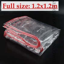 포장마차비닐 붕어빵 천막 방수 노점 테라스 캐노비, white 1.2x1.2m full