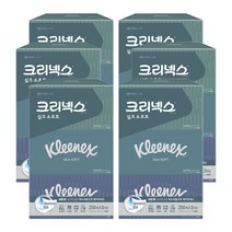 크리넥스 실크소프트 미용티슈 천연펄프 2겹 250매, 3개입, 6개