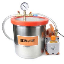 에어컨 진공펌프 3 갤런 진공 챔버 키트 스테인리스 스틸 325 CFM 110V 220V 펌프 HVAC, 110V 60HZ+AU
