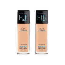 메이블린 핏 미! 매트+ 포어리스 파운데이션 30ml, Pure Beige, 2개